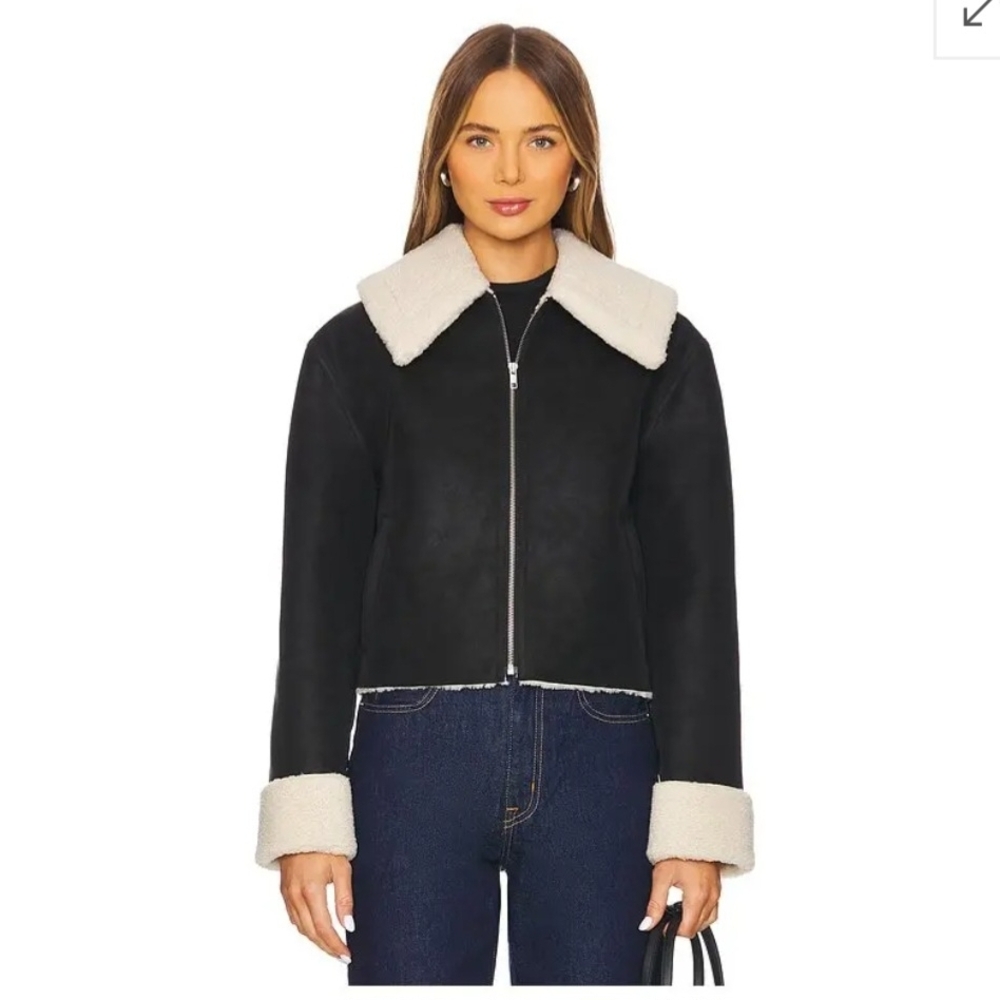 House of Harlow 1960 Faux Leather Jacket